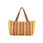 Preview: SEABREEZE BANDE TOTE ORANGE BROWN aus Raffiabast